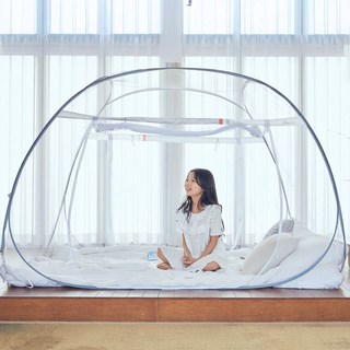 지오머스 프리미엄 원터치 모기장 텐트 침대 바닥 일체형