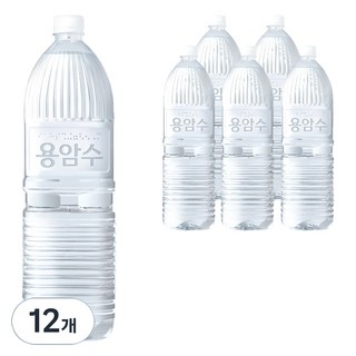 오리온제주용암수 닥터유 무라벨, 2L, 12개