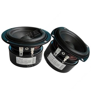 하이파이 3인치 풀레인지 미니 스피커 유닛 PCFI, 정사각형 단일 자석 78mm, 4 옴 1개