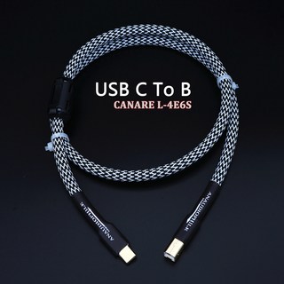 일본 CANARE 하이파이 USB 케이블 PC DAC 모바일용 오디오 데이터 A to B, 1개