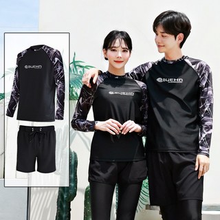 비욘 상의+하의 2종 세트 트루디 래쉬가드 / 루즈핏 빅사이즈 BUEHN