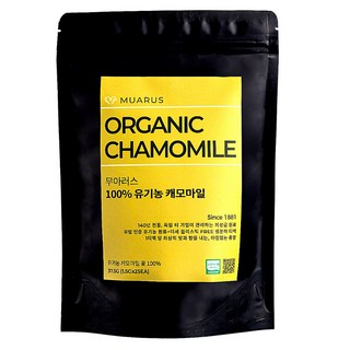 독일 티 전문기업이 생산 관리한 유럽 인증 유기농 캐모마일 무아러스, 1.5g, 1개, 25개입
