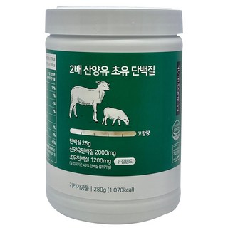 고단백서 2배 산양유 초유 단백질, 2개, 280g