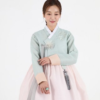 한복대여 우리빔-애플민트2 결혼식하객 혼주 가족행사