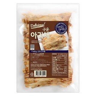 해맑은푸드 구운 아귀채, 400g, 1개