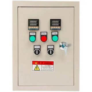 비닐하우스 컨트롤박스 배전상자 자동 개폐기 수동 온도조절 배전함, 이중 회로 220V 3kw, 1개