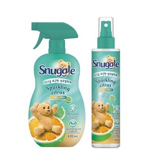 스너글 섬유탈취제 허거블 코튼 470ml+150ml 냄세제거, 시트러스 470ml+150ml, 1세트