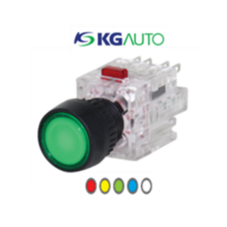 KG-AUTO 조광형 누름버튼스위치 16파이 KDX-PMD21 KDX-PMV21 KDX-PAD21 KDX-PAV21 원형 일반형, KDX-PAV21(110/220V a.c), 녹색, 1개