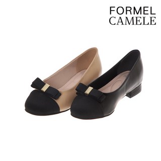 [AK플라자] [포멜카멜레] 보우멜리 플랫 펌프스 2CM_FLG1F1SP007
