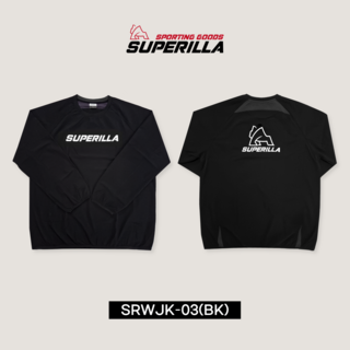 슈퍼릴라 바람막이 블랙 SRWJK-03(BK) 남녀공용 배드민턴 상의