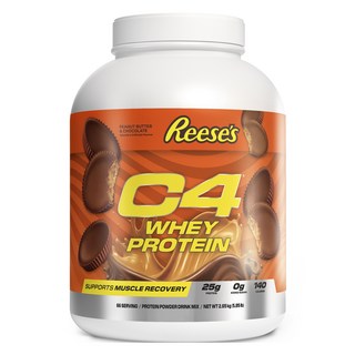 셀루코어 C4 웨이 프로틴 리세스 피넛 버터 & 초콜릿 맛 분말, 1개, 2.65kg
