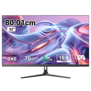 디엑스 DX320QHD 81.28cm QHD 75Hz IPS 고성능 게이밍 컴퓨터 모니터, DX320QHD(무결점)