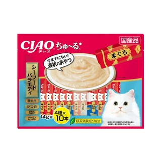 이나바 챠오츄루 고양이 간식, 씨푸드 버라이어티, 560g, 1개