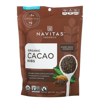 Navitas Organics 카카오 닙스 454g(16oz), 453 g, 1개, 454g