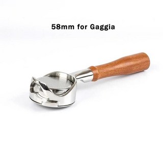 개조 핸들 필터 커피 머신용 하단 공중 포타필터, 1개, 4. 58mm-Gaggia-E