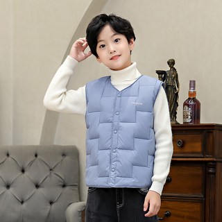 알든키즈 주니어 키즈 경량 패딩조끼 남아 여아 오리털 경량조끼 XNG017