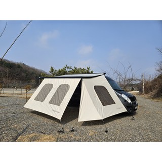 인디캠핑 캠핑카 카라반 어닝 사이드월 B Type(수평형)
