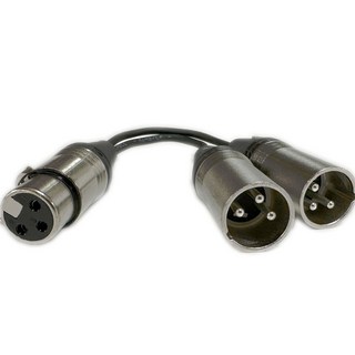 XLR 캐논잭 Y자 분배기 멀티 더블잭 MGM-01 사용 모습