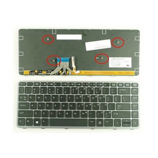 HP Elitebook Folio 1040 G1 G2 백라이트용 US 새 레이아웃 키보드, 한개옵션2, 01 Backlit, 한개옵션1, 1개