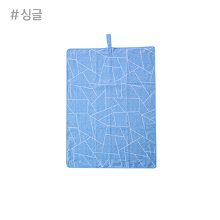 일월 아이스킹 냉수매트, 쿨매트, 블루