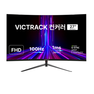 빅트랙 FHD 100Hz 커브드 모니터