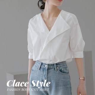 클레이스 빅카라 퍼프소매블라우스