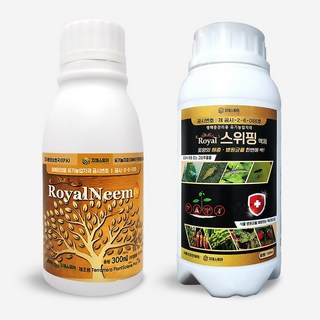 스위핑500ml + 로얄 님오일300ml 병해충 풀케어 세트, 1세트, 800ml