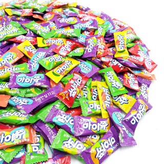 마이쮸 필로우 포도 사과 츄잉캔디