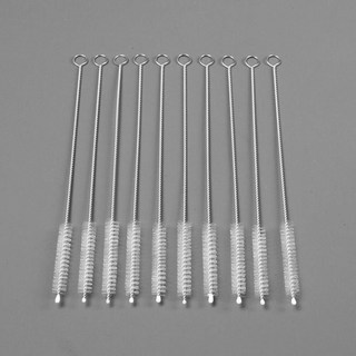 스텐 빨대 세척솔 0.7X20CM 10P 빨대청소 빨대솔