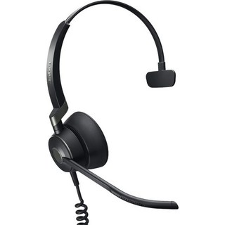 Jabra 자브라 50 유선 헤드셋 모노 3 마이크 시스템이 탑재된 에이전트 집중력 향상 배경 소음 차단 콜센터 헤드셋은 향상된 청력 기능을 제공합니다, Engage 50, 1개