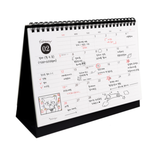 아이씨엘 Scheduler Desk Calendar 라지 2025, 혼합색상, 1개