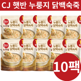 비비고 누룽지 닭백숙죽, 4.2kg, 1세트