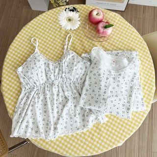 엘라운지 러블리 쓰리피스 파자마 상하세트