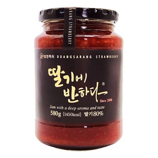 땅사랑 딸기잼, 580g, 1개
