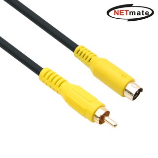 강원전자 넷메이트 NMA-SSR015B SVHS-RCA 케이블 1.5m, 본상품선택, 1개