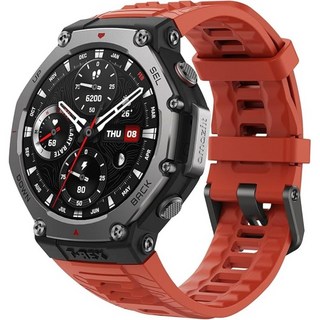 어메이즈핏 Amazfit 티렉스3 스마트 워치 48mm 아웃도어 트레일러닝 프리다이빙 라바, Lava