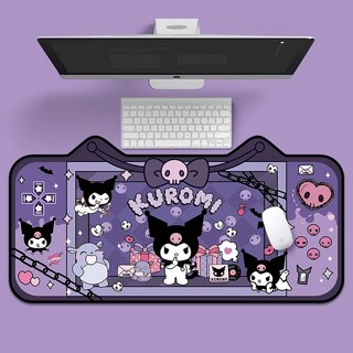 산리오마우스패드 쿠로미 책상 장패드 퍼플 핑크 사무실 키보드, 800x400mm, 3mm, sanrio1, 1개