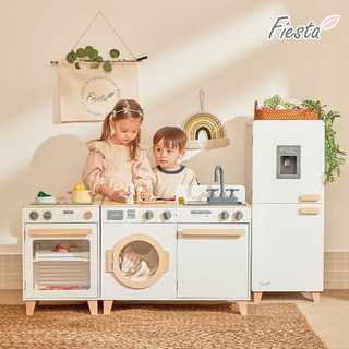 피에스타 우드 주방놀이 우든쉐프 우디화이트 1개 상품 이미지