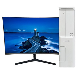 삼성 DM500SEA-AC38W + 32형 커브드모니터