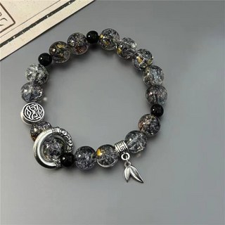 몰리오스 재물복 커플 행운 불교 염주 팔찌