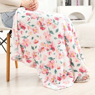 5v USB 전기담요 발열 전기요 다용도 담요, 100cmx70cm 5cm, 핑크 꽃무늬 100x75cm