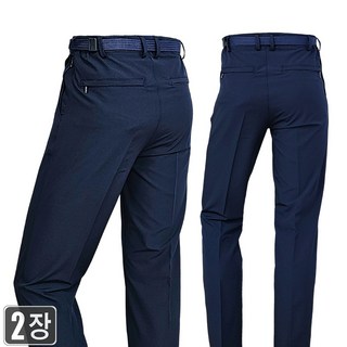 [1+1 웨어몬] 봄/가을 고탄력 홀인원 무지바지 골프 일상 야외 아웃도어