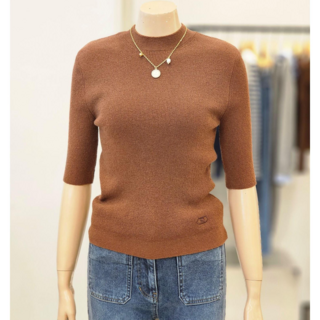 시슬리 모크넥 슬림 니트 SAKP04341