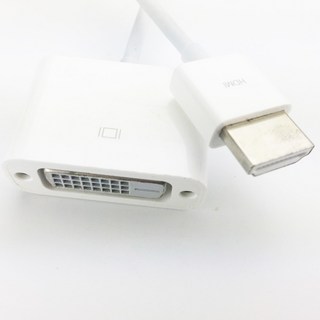 Apple MacBook Pro Mac mini M1 2020 2018 PC 노트북용 HDMI to DVI 어댑터 케이블 922-9555, 01 WHITE, 01 Not new, 01 WHITE_01 Not new