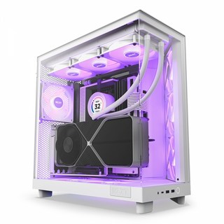 [NZXT] H6 Flow RGB [미들타워] [매트 화이트] 상품 이미지