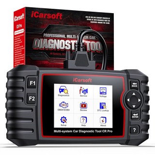 iCarsoft CR Pro 2025 시스템 SAS 9 ABS 데이터 TPMS 인젝터 스캔 코딩 자동차 리셋 배터리 DP-F 라이브 도구 서비스 테스트 BMS 결함 스캐너 EPB, 2025 Ver CR Pro, 1개