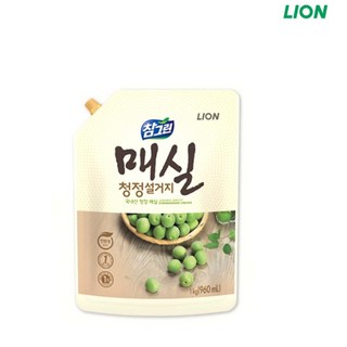 참그린 청정 매실 손보호 주방세제 리필용 팩 1kg, 1개