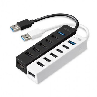 엑토 라츠 USB 3.0 앤 2.0 7포트 멀티허브 HUB-35, HUB-35블랙