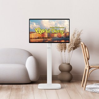 LG전자 4K 스윙 IPS 터치스크린 이동형스탠드 스마트모니터, 32U889SAW, 80cm