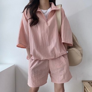 아톰닉 여름 하프집업 트레이닝복